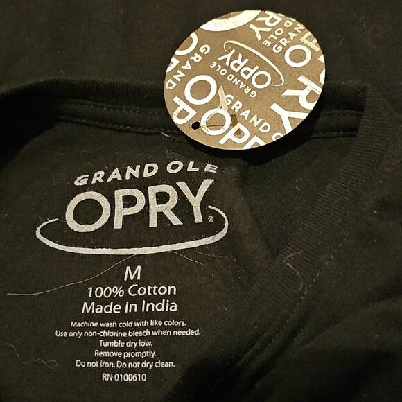 NEW Ladies Opry Rhinestone Guitar Trio T-Shirt. Black. Size Medium - Picture 5 of 5